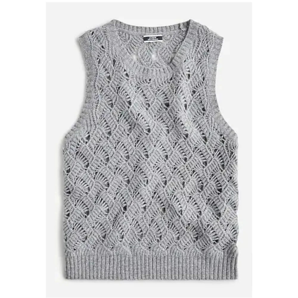 J.Crew Cashmere Pointelle Sweater Shell